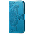 Flip case for Samsung Galaxy S25 FE, Butterfly, blue