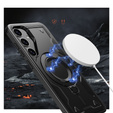 Case for Samsung Galaxy S25+ Plus, Military MagSafe, black