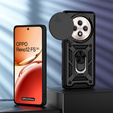 Case for Oppo Reno 12FS / Oppo Reno 12F, CamShield Slide, black