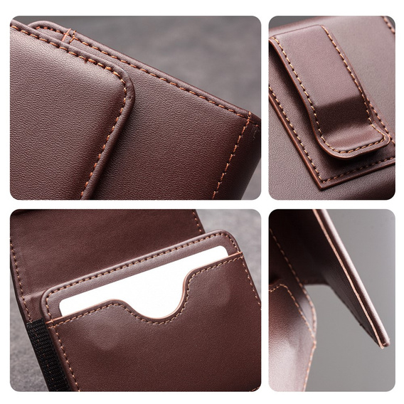 QIALINO Leather belt case for foldable smartphones