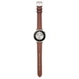 Natural leather strap for watches with 18mm attachment width