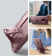 Armored case for Samsung Galaxy S25+ Plus, Dexnor Full Body (Two Frames), pink