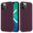 Case for iPhone 13 Pro, Silicone MagSafe, maroon