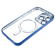 Case for iPhone 14 Pro, Electro MagSafe, blue + Screen Glass