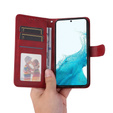 Flip case for Samsung Galaxy A34 5G, Leather Wallet, red