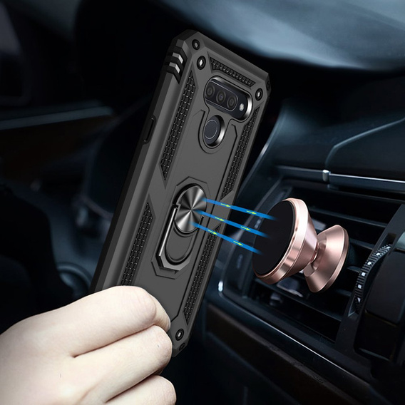 Armor Case for LG K50 / Q60, Nox Case Ring, black