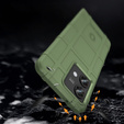 Case for Motorola Edge 40 Neo, Rugged Shield, green