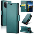 Case for Xiaomi Poco F7 Ultra, ERBORD Glossy Litchi, wallet with flap, green