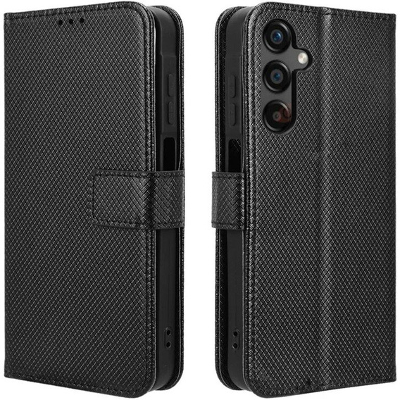 Flip case for Samsung Galaxy M55 5G, Wallet Smart Magnet, black