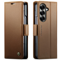 CASEME Litchi Wallet flip case for Samsung Galaxy Z Fold7 5G