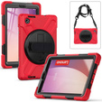 Children's case for Lenovo Tab M8 Gen 4 TB-300FU, armored with strap, red