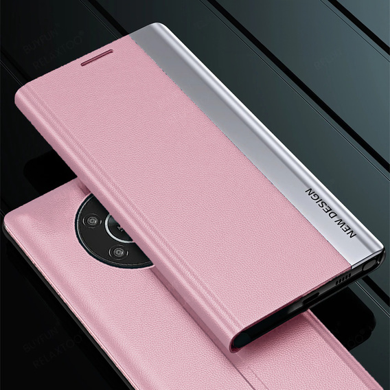 Flip case for Honor Magic 6 Lite 5G, Side Magnetic, pink