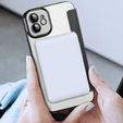 Flip case for iPhone 12, RFID Wallet MagSafe CamShield, black