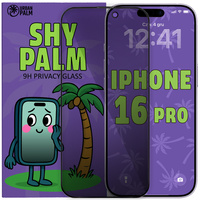 Shy Palm Privacy Tempered Glass for iPhone 16 Pro