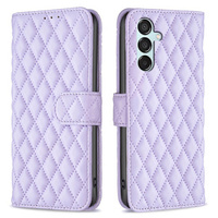 Flip case for Samsung Galaxy M15 5G, Wallet, BINFEN COLOR, purple