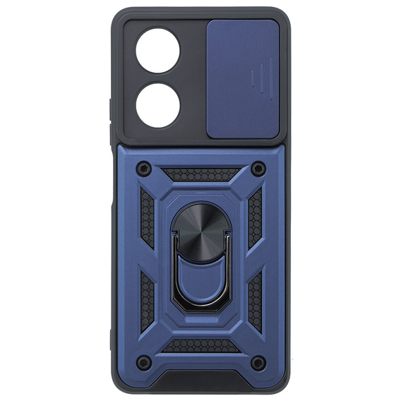 Case for Oppo A58 4G, CamShield Slide, blue