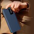 Flip case for Samsung Galaxy S25 Edge, Smart View Wallet, blue