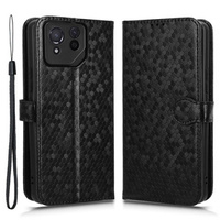 Flip case for ASUS ROG Phone 8 Pro, Wallet Rhombus, black