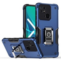 Case for Xiaomi Redmi 10C, Dual-Layer Armor, dark blue