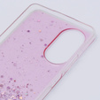 Case for Oppo A58 4G, Glittery, pink
