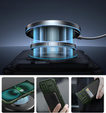 Armored case for iPhone 16, Dexnor CamProtect MagSafe, green