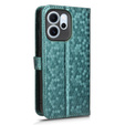 Flap case for Oppo Reno 14F, Wallet Rhombus, green