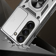 Case for Samsung Galaxy Z Fold5 5G, CamShield Slide, silver