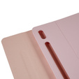 Case + keyboard Galaxy Tab S7+ Plus / S8+ Plus /S7 FE T730 T733, Pen Slot, pink rose gold
