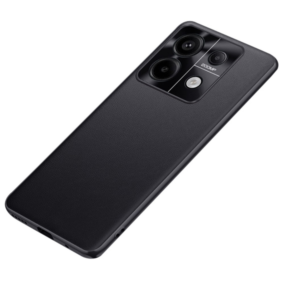 Leather case for Xiaomi Redmi Note 13 Pro 5G, leather hybrid, black