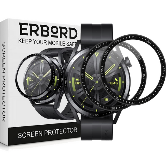 2x ERBORD Hybrid Glass for Huawei Watch GT 3 46mm