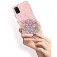 Case for Samsung Galaxy A41, Glittery, pink