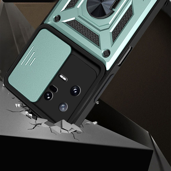 Case for Xiaomi 13, CamShield Slide, green