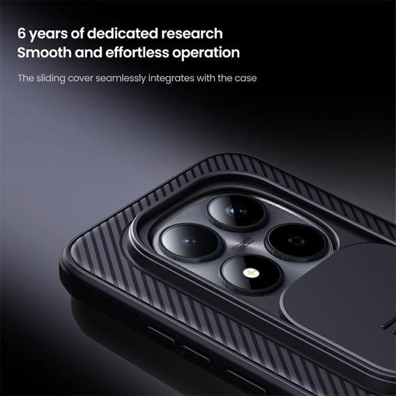 NILLKIN Camshield Pro case with camera cover for Xiaomi Redmi Note 15 Pro 5G