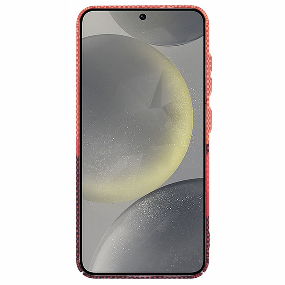 MagSafe's Samsung Galaxy S25+ Plus Case, Carbon Fiber, orange