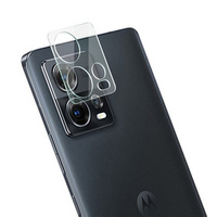 BENKS Kevlar Case for Motorola Edge 30 Fusion, for MagSafe, Carbon Fiber, transparent