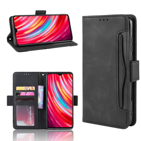Flip case for Xiaomi Redmi Note 8 Pro, Card Slot, black