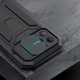 Case for iPhone 13 Pro Max, R-JUST CamShield Slide, armoured, black