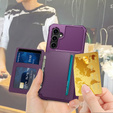 Case for Samsung Galaxy S23 FE, Card Holder Kickstand, purple