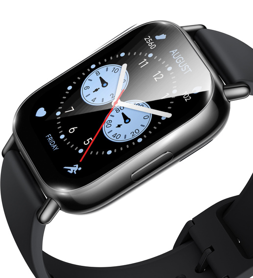 2x Tempered Glass with ERBORD mounting frame for Xiaomi Redmi Watch 5 Lite