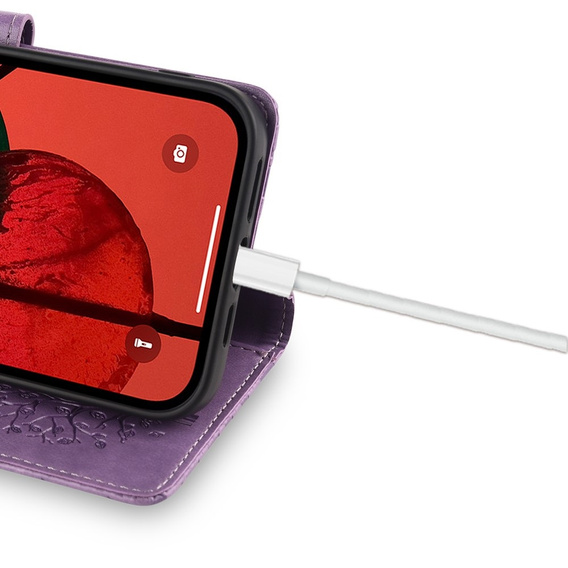 Flip case for Samsung Galaxy M15 5G, Tree, purple