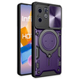 Armor case for Infinix Hot 40i, CamShield Slide, purple