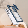 Case for Samsung Galaxy S22 Ultra, Slide Camera, blue