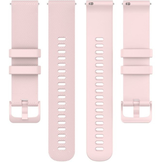 Silicone strap for 18mm do Garmin Vivomove 3S / Vivoactive 4S, Pink