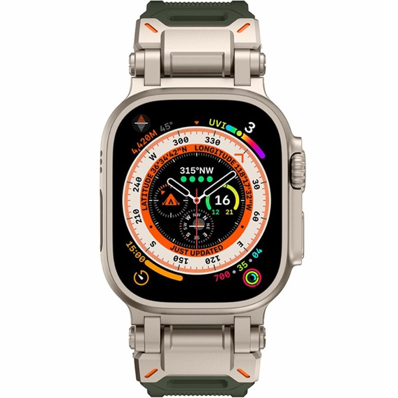 ERBORD ProTech Strap for Apple Watch 1/2/3/4/5/6/7/8/9/SE/Ultra/Ultra 2 42/44/45/49MM, green