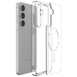 Spigen Ultra Hybrid MagSafe case for Samsung Galaxy S25 Ultra, Clear / White