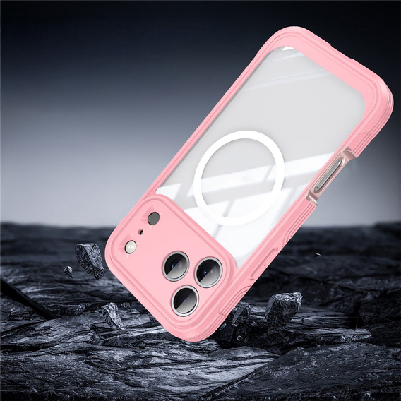 Shockproof case with glass for MagSafe for iPhone 17 Pro Max