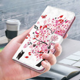 Flip case for Samsung Galaxy A14 4G/5G, Wallet, tree, white