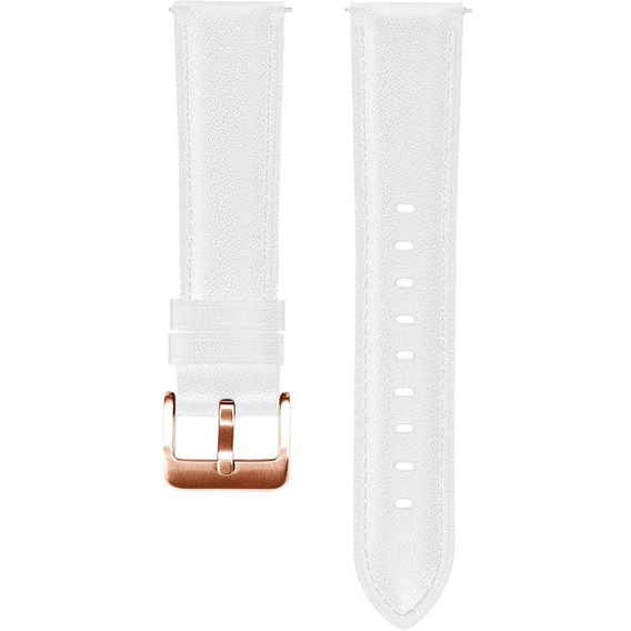 Leather Belt for Samsung Galaxy Watch 42mm - White
