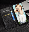 Flip case for Infinix Hot 40i, Wallet Rhombus, black