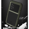 Love Mei Case for Samsung Galaxy A53 5G, armored with glass, green